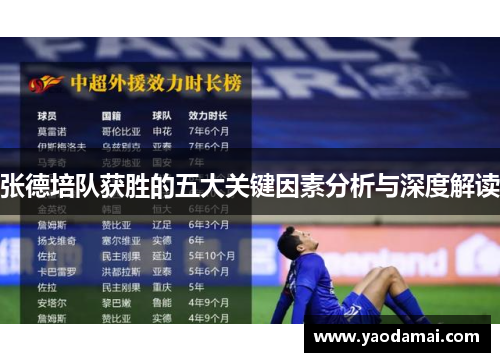 张德培队获胜的五大关键因素分析与深度解读